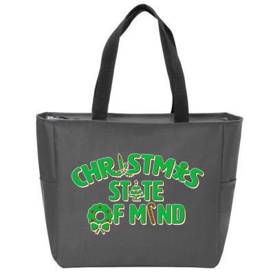 Christmas State of Mind Zip Tote Bag