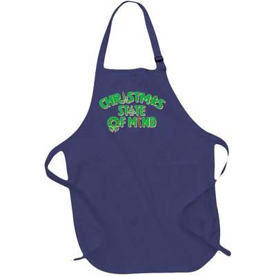 Christmas State of Mind Full-Length Apron With Pockets