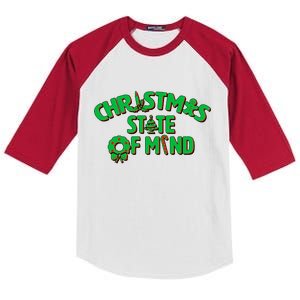 Christmas State of Mind Kids Colorblock Raglan Jersey