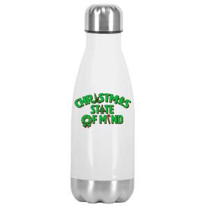 Christmas State of Mind Stainless Steel Insulated Water Bottle