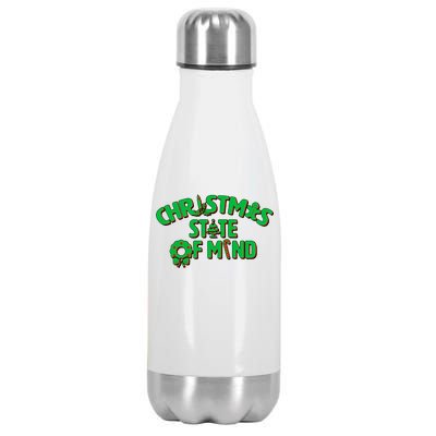 Christmas State of Mind Stainless Steel Insulated Water Bottle