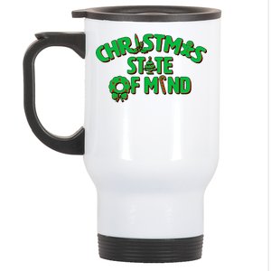 Christmas State of Mind Stainless Steel Travel Mug