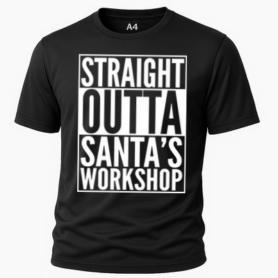 Christmas Straight Outta Santa's Workshop Performance Shirt