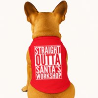 Christmas Straight Outta Santa's Workshop Doggie Tank