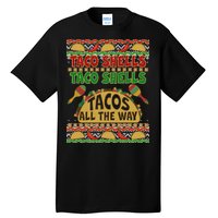 Christmas Tacos All The Way Ugly Sweater Tall T-Shirt