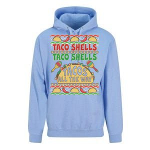 Christmas Tacos All The Way Ugly Sweater Unisex Surf Hoodie