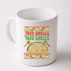 Christmas Tacos All The Way Ugly Sweater Coffee Mug