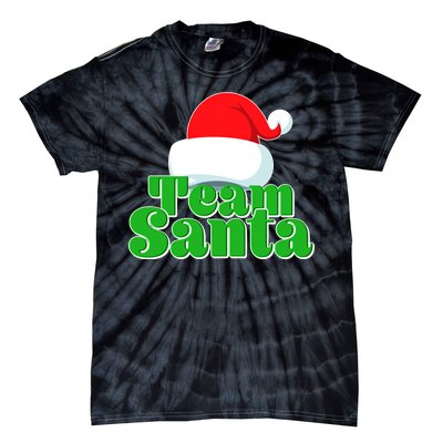 Christmas Team Santa Tie-Dye T-Shirt