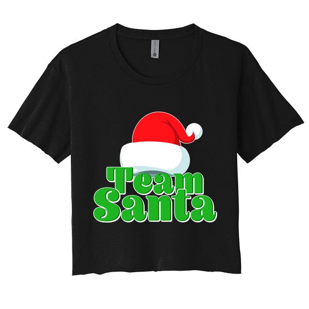 Christmas Team Santa Crop Top