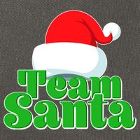 Christmas Team Santa Cotton Canvas Backpack