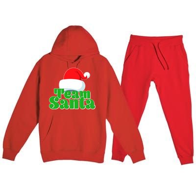 Christmas Team Santa Premium Hooded Sweatsuit Set