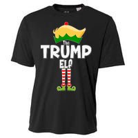 Christmas The Trump Elf  Funny Cooling Performance Crew T-Shirt