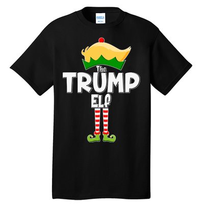 Christmas The Trump Elf  Funny Tall T-Shirt