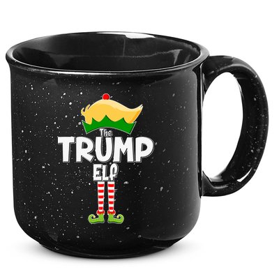 Christmas The Trump Elf  Funny 15oz Campfire Ceramic Mug
