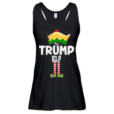 Christmas The Trump Elf  Funny Ladies Essential Flowy Tank