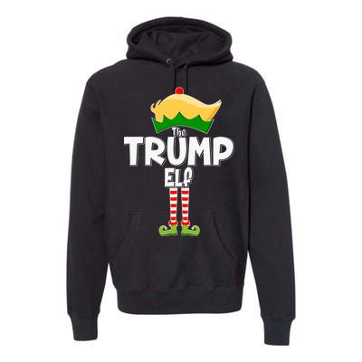 Christmas The Trump Elf  Funny Premium Hoodie