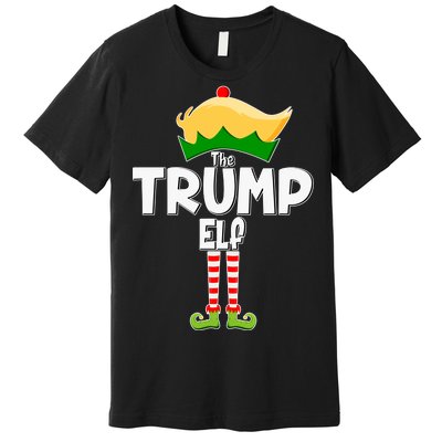 Christmas The Trump Elf  Funny Premium T-Shirt