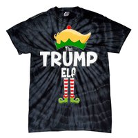 Christmas The Trump Elf  Funny Tie-Dye T-Shirt