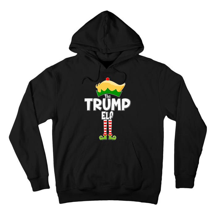 Christmas The Trump Elf  Funny Tall Hoodie