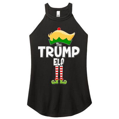 Christmas The Trump Elf  Funny Women’s Perfect Tri Rocker Tank