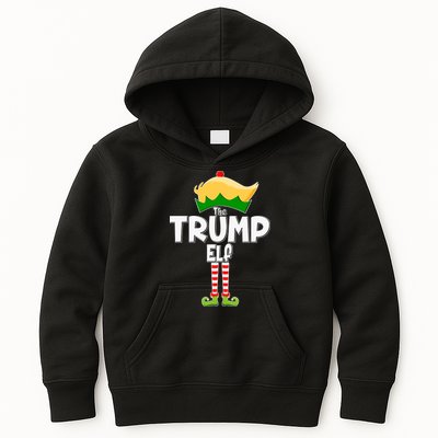 Christmas The Trump Elf  Funny Kids Hoodie