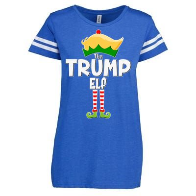 Christmas The Trump Elf  Funny Enza Ladies Jersey Football T-Shirt