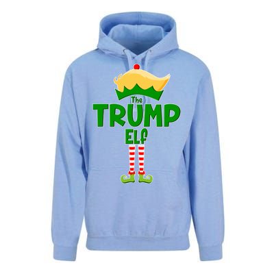 Christmas The Trump Elf  Funny Unisex Surf Hoodie