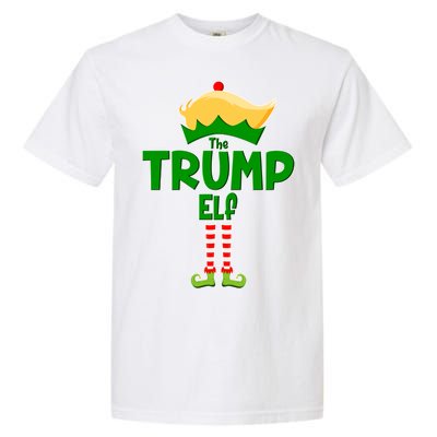 Christmas The Trump Elf  Funny Garment-Dyed Heavyweight T-Shirt