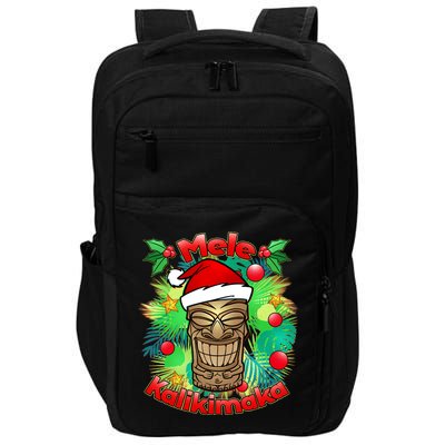 Christmas Tiki Mele Kalikimaka Impact Tech Backpack