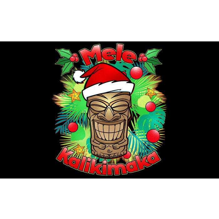 Christmas Tiki Mele Kalikimaka Bumper Sticker