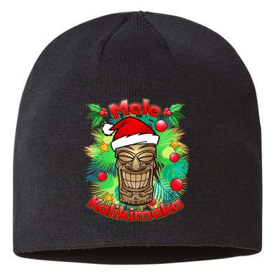 Christmas Tiki Mele Kalikimaka Sustainable Beanie