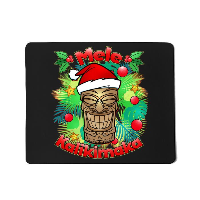 Christmas Tiki Mele Kalikimaka Mousepad