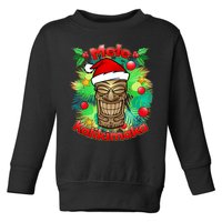 Christmas Tiki Mele Kalikimaka Toddler Sweatshirt