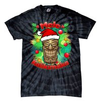 Christmas Tiki Mele Kalikimaka Tie-Dye T-Shirt