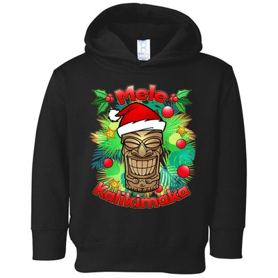 Christmas Tiki Mele Kalikimaka Toddler Hoodie