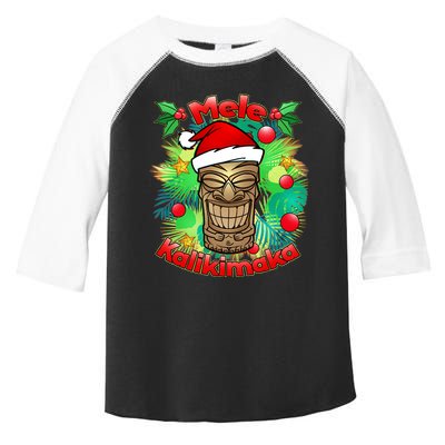 Christmas Tiki Mele Kalikimaka Toddler Fine Jersey T-Shirt