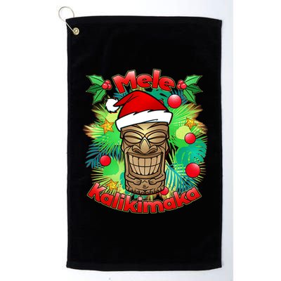 Christmas Tiki Mele Kalikimaka Platinum Collection Golf Towel