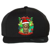 Christmas Tiki Mele Kalikimaka Wool Snapback Cap