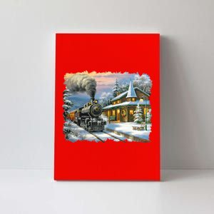 Christmas Train Canvas