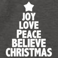 Christmas Tree Joy Love Peace Believe Vector Backpack