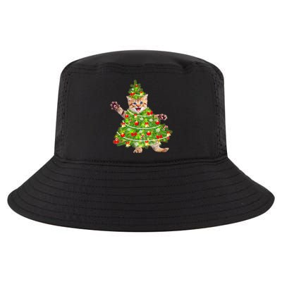 Christmas Tree Kitten Cool Comfort Performance Bucket Hat