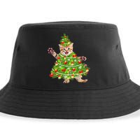 Christmas Tree Kitten Sustainable Bucket Hat