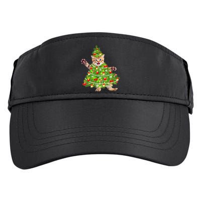 Christmas Tree Kitten Adult Drive Performance Visor