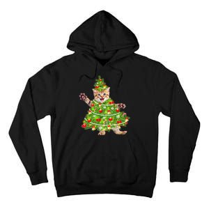 Christmas Tree Kitten Tall Hoodie