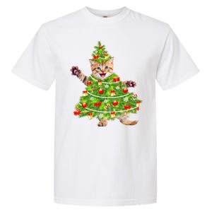 Christmas Tree Kitten Garment-Dyed Heavyweight T-Shirt