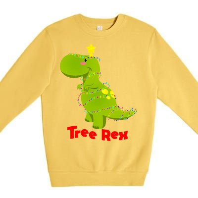 Christmas Tree Rex Premium Crewneck Sweatshirt