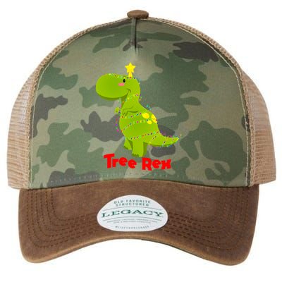 Christmas Tree Rex Legacy Tie Dye Trucker Hat