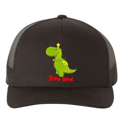 Christmas Tree Rex Yupoong Adult 5-Panel Trucker Hat