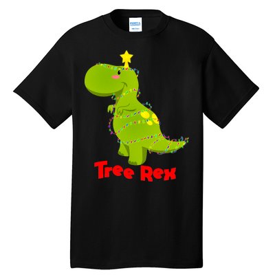 Christmas Tree Rex Tall T-Shirt