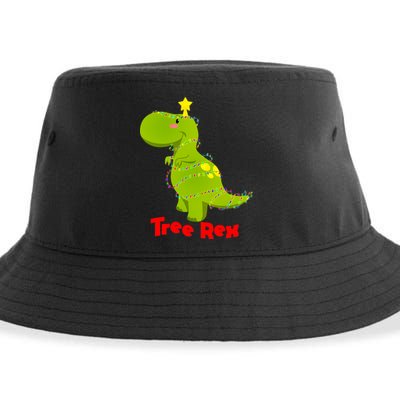 Christmas Tree Rex Sustainable Bucket Hat